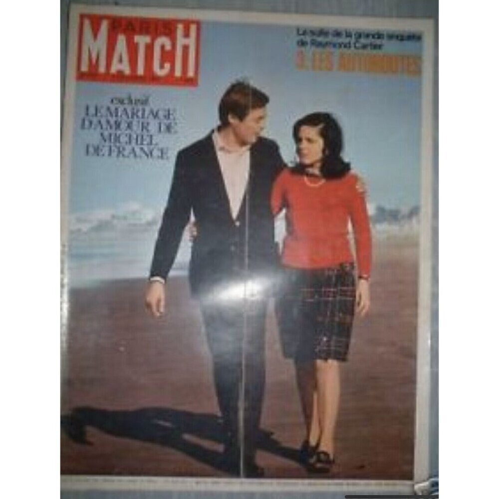 PARIS MATCH 974 Michel France Kennedy Farrow Inondations Etcherelli Jackie